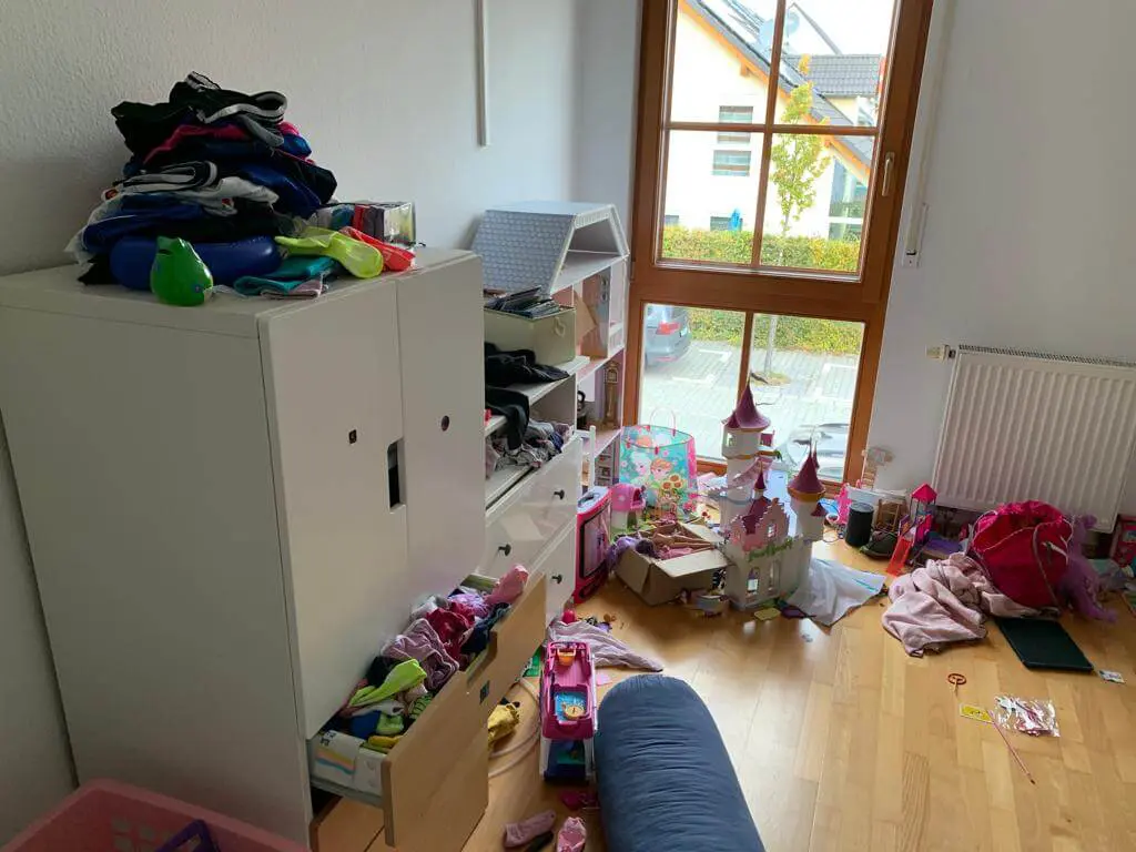 Chaos im Kinderzimmer